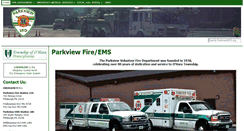 Desktop Screenshot of parkviewvfd.org
